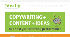 Desktop Screenshot of ideallymarketing.com